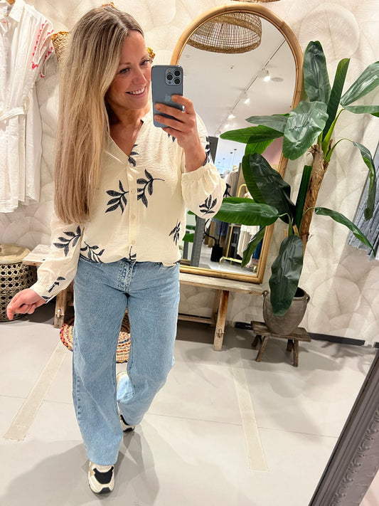 LOD of Love – Blouse Blue Leaf