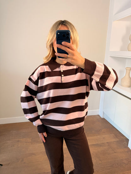 LOD Of Love - Polo Knit Coffee Pink