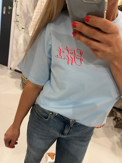 LOD of Love – T-shirt “Out of Office” Lichtblauw