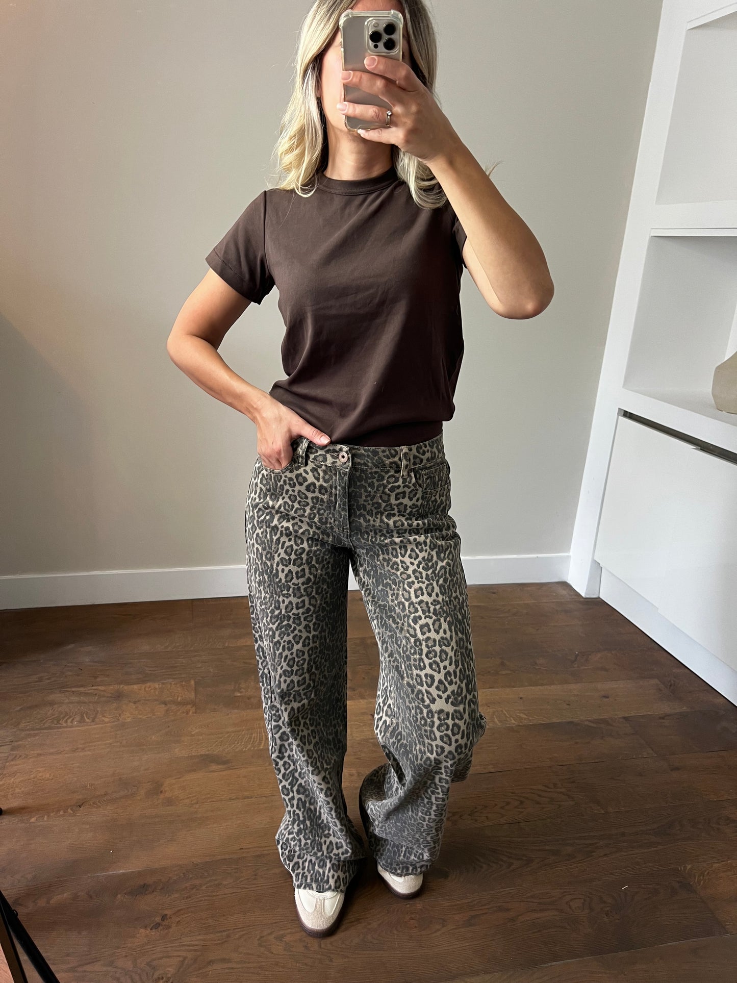 LOD of Love - Jeans Leopard Dad Fit Wide Leg Tall