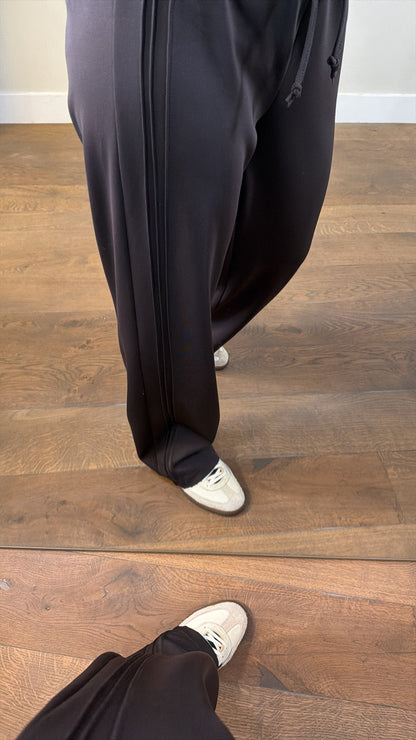 LOD of Love - Bruine Travel Broek Met Rechte Pijp