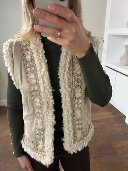 LOD of Love –  Bohemian Faux Shearling Gilet