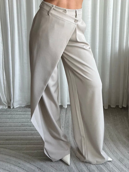 LOD of Love – Wrap Pantalon Beige Tall Inseam 86 cm