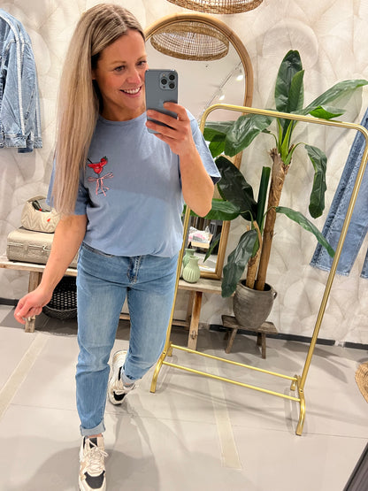 LOD of Love - T-Shirt Strawberry Daiquiri Jeansblauw