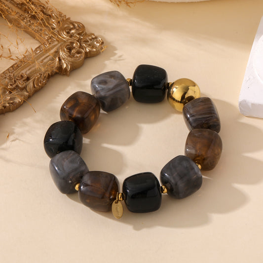 LOD of Love – Armband Ambre Taupe & Goud