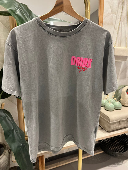 LOD of Love - T-Shirt Grey Drink Night