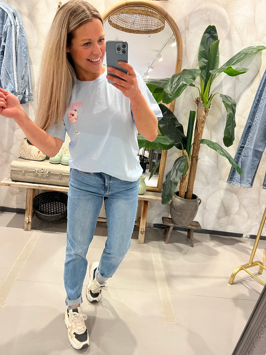 LOD of Love - T-Shirt Pink Gin Tonic Blue