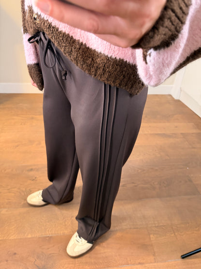 LOD of Love - Bruine Travel Broek Met Rechte Pijp