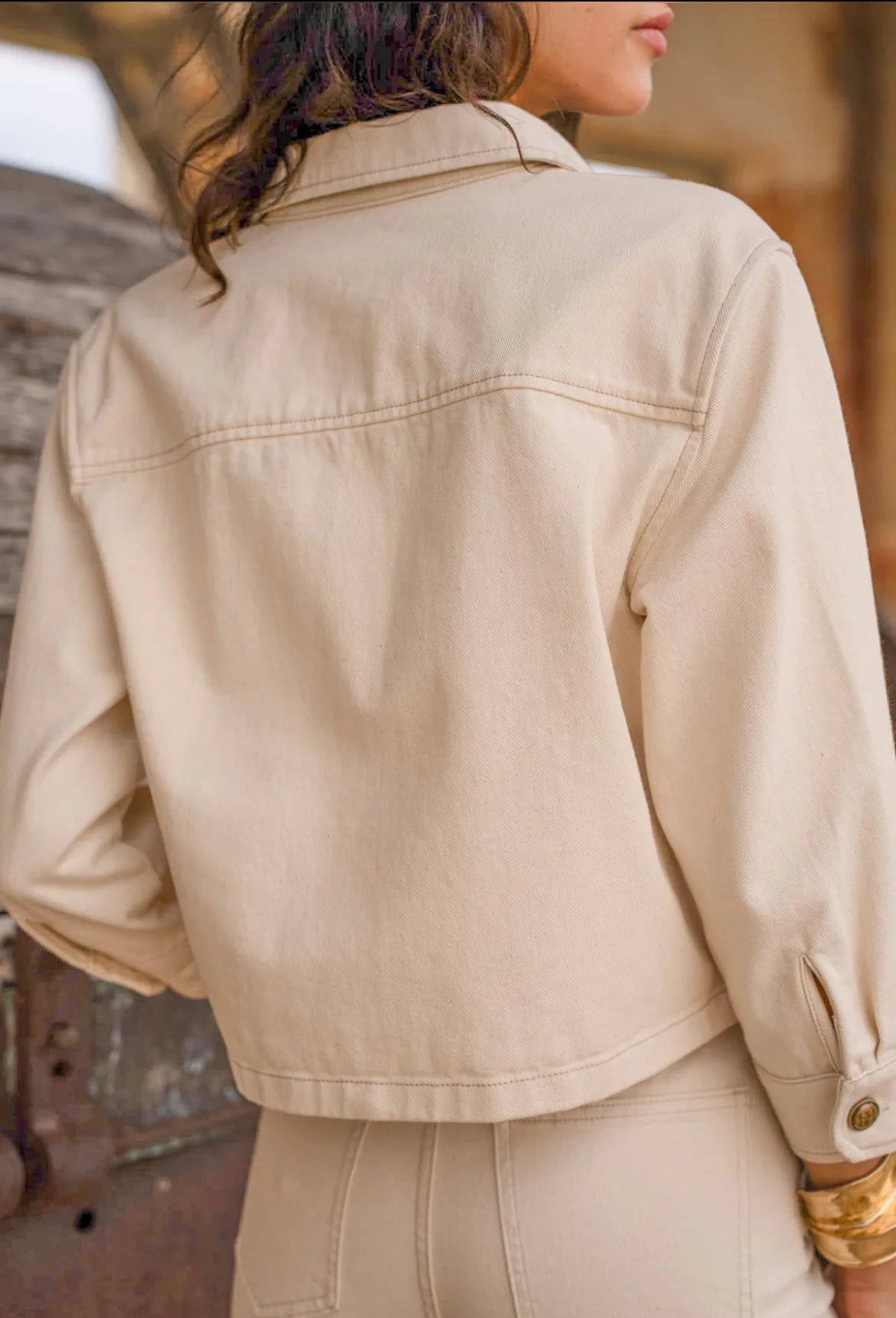 LOD of Love – Denik Beige Denim Jacket