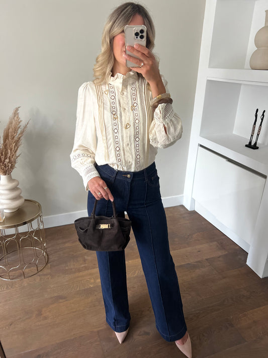 LOD of Love – Broderie Blouse Ecru