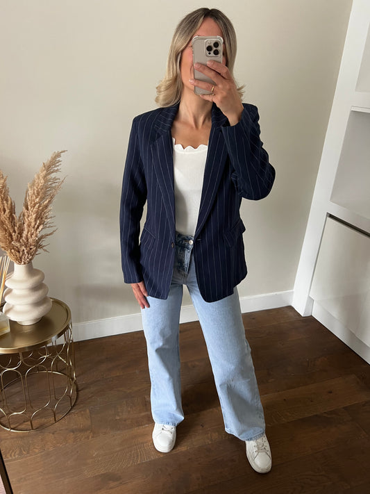 LOD of Love – Pinstripe Blazer Navy