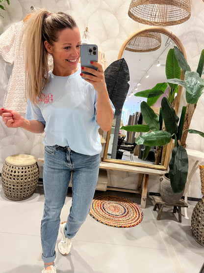 LOD of Love – T-shirt “Out of Office” Lichtblauw