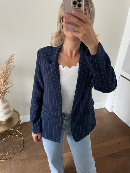 LOD of Love – Pinstripe Blazer Navy