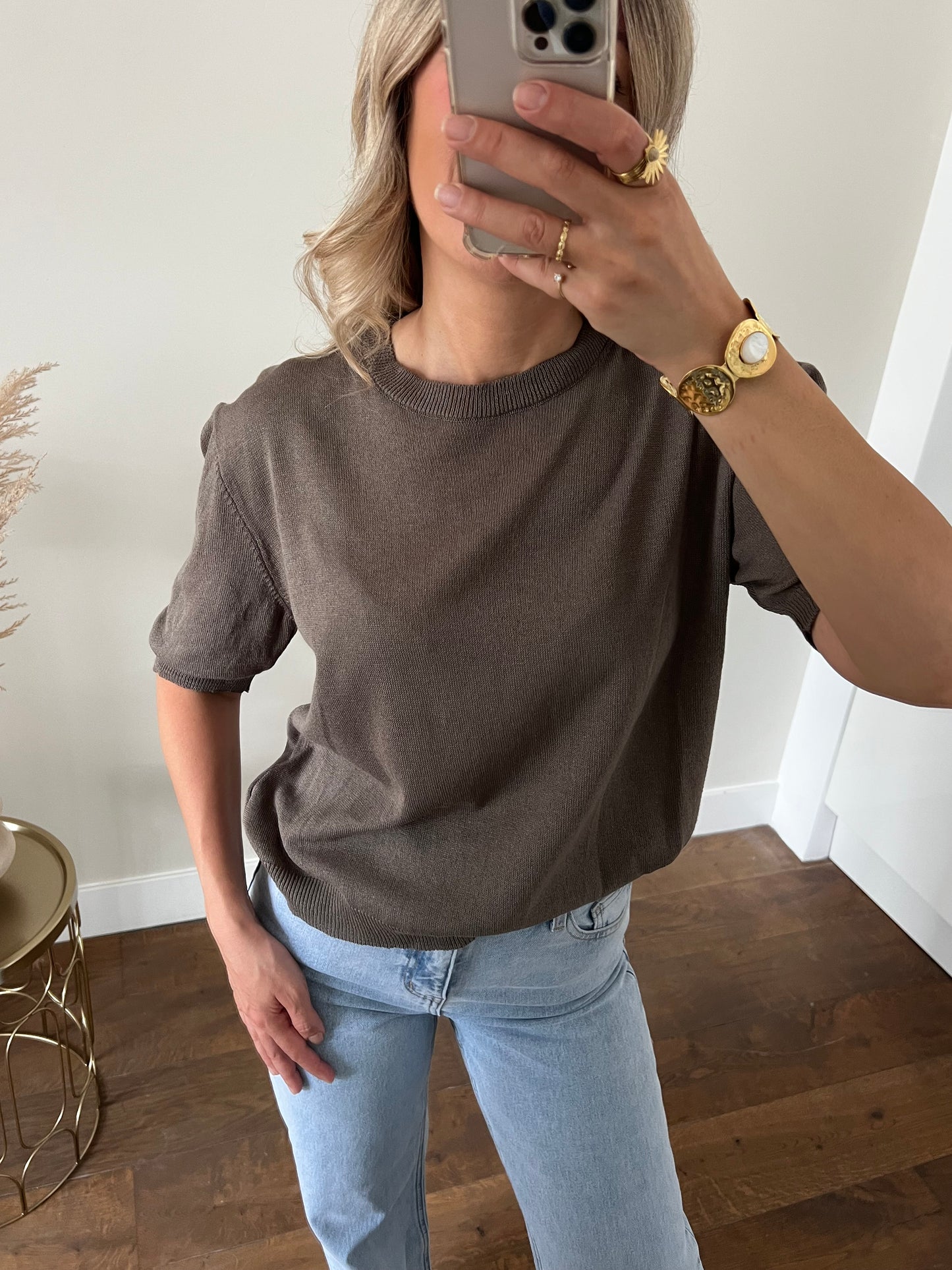 LOD of Love – Katoenen Top Liv Taupe