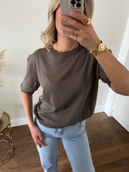 LOD of Love – Katoenen Top Liv Taupe