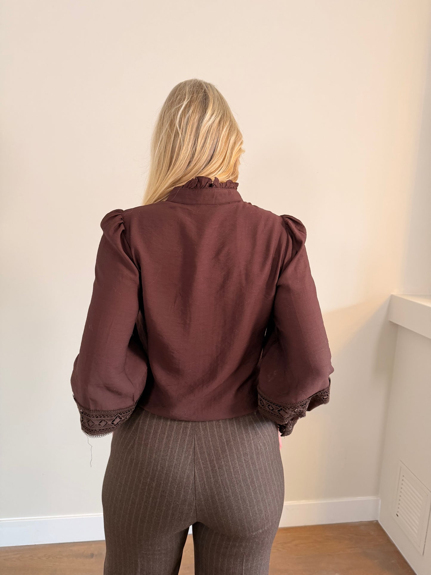LOD of Love – Broderie Blouse Brown