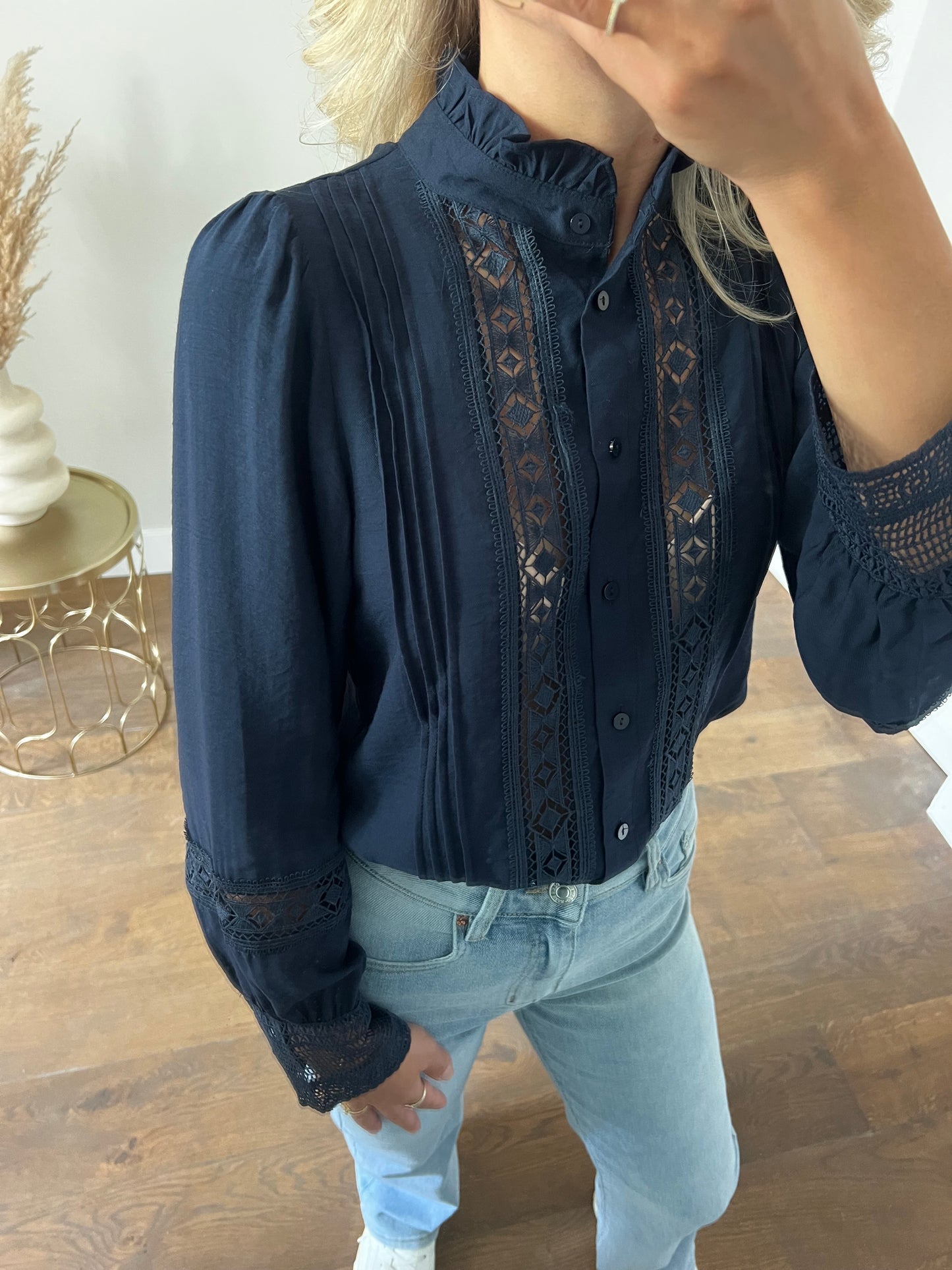 LOD of Love – Broderie Blouse Navy