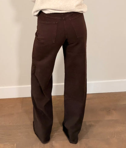 LOD of Love -  Extra Tall Jeans Wide Leg Brown