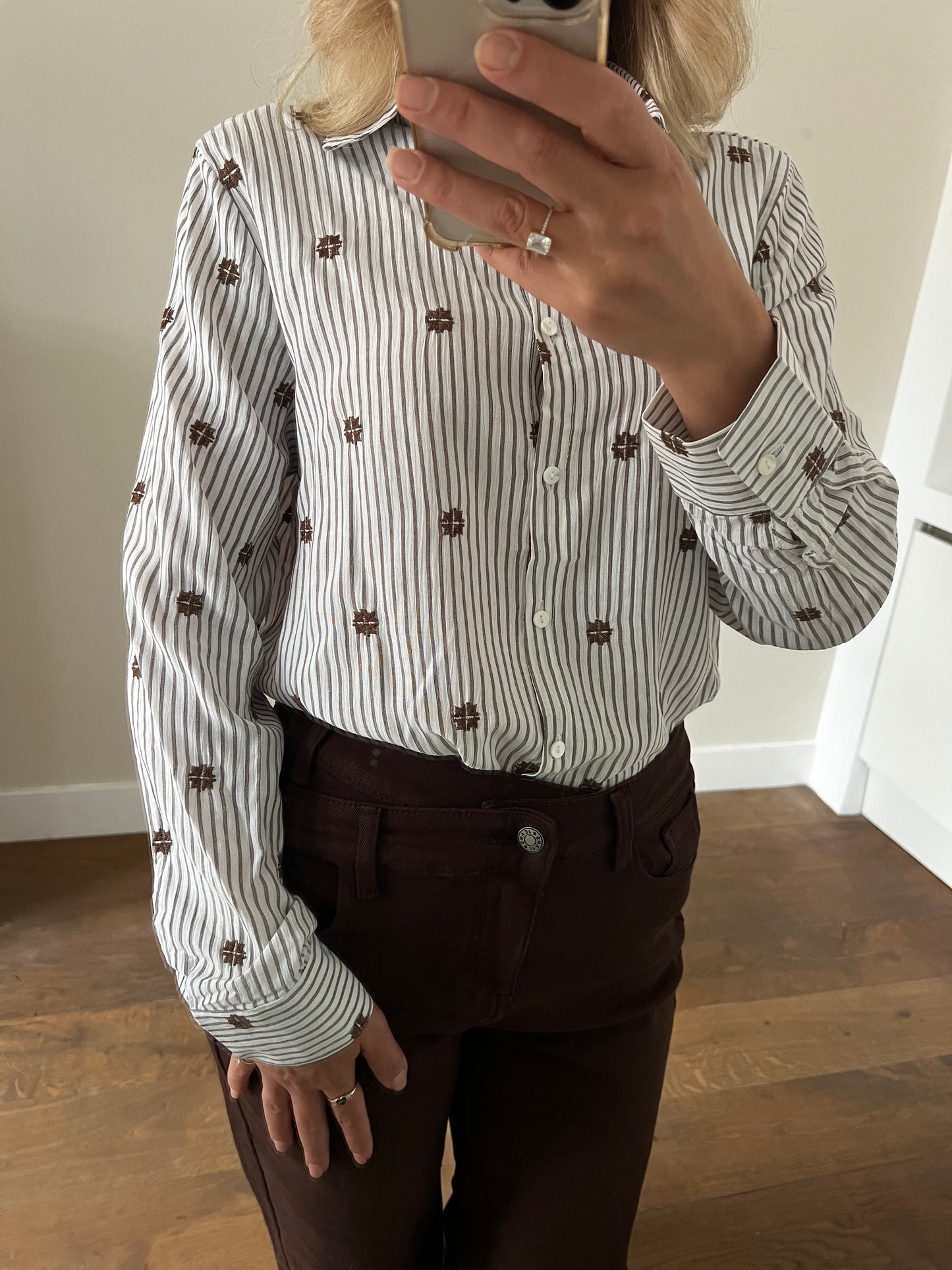 LOD of Love – Gestreepte Blouse met Borduursel