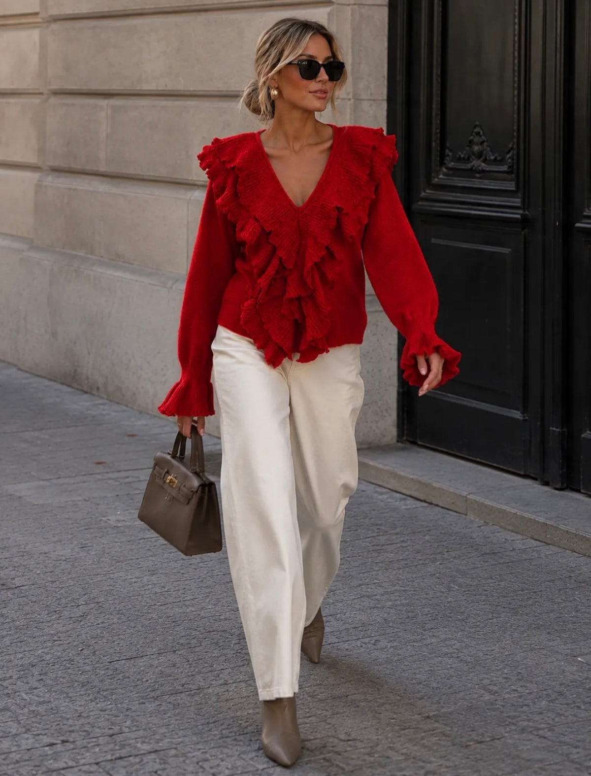 LOD of Love – Ruffle Trui Red