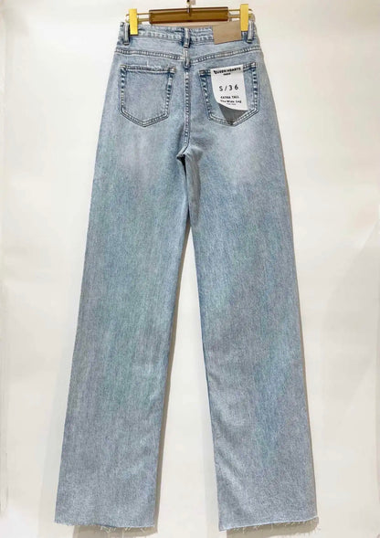 LOD of Love - Queen Hearts Extra Tall Jeans – Inseam 95 cm Light Blue