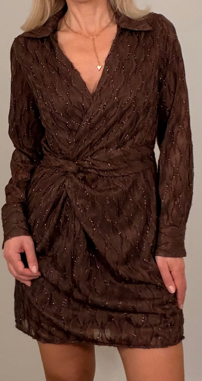 LOD of Love – Chocoladebruine Glitterjurk