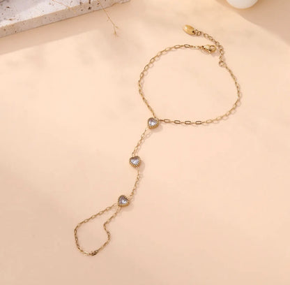 LOD of Love – Gold Edelstahl Armband Herz