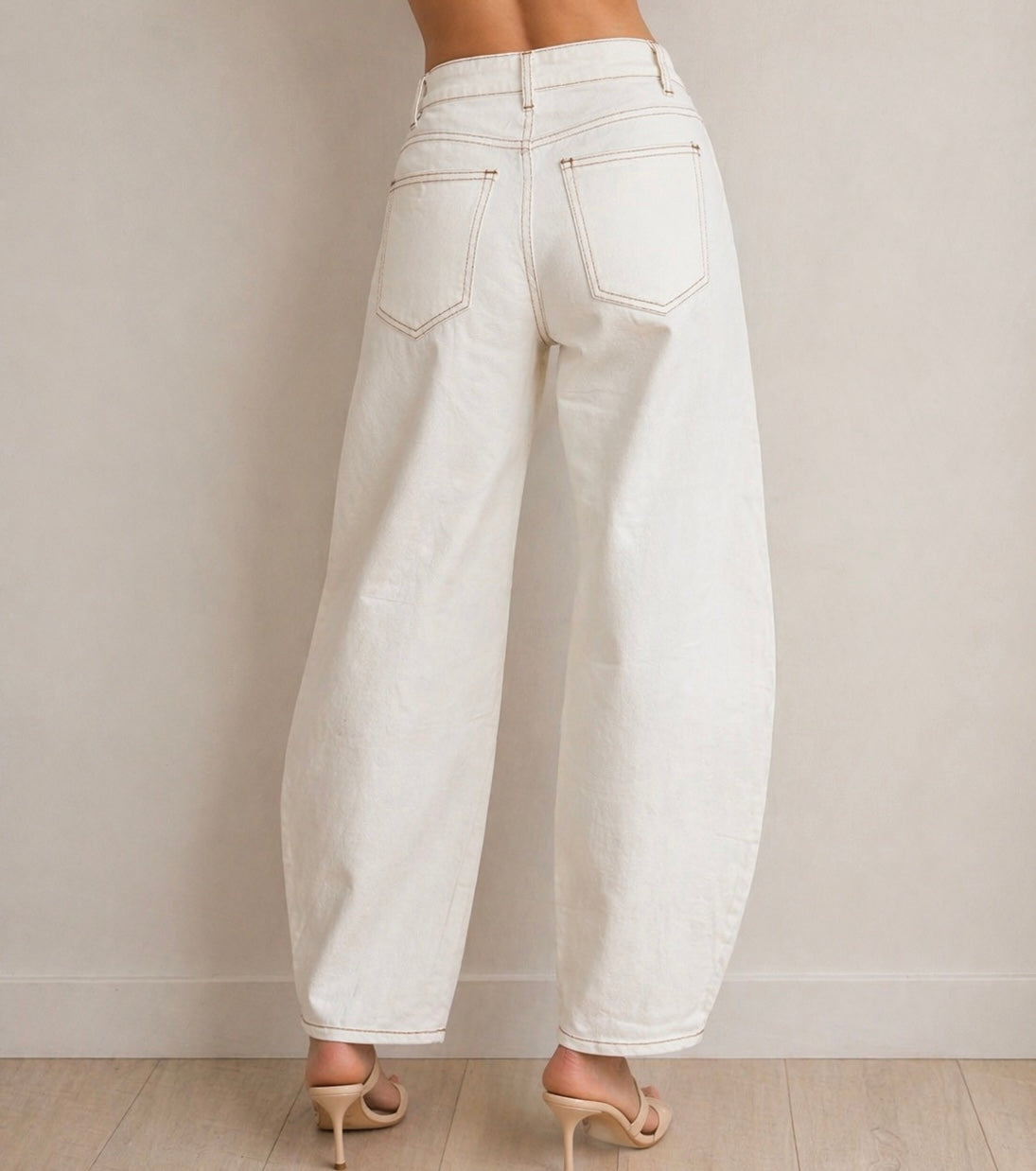 LOD of Love - Witte Balloon Jeans