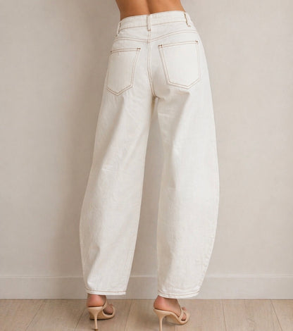 LOD of Love - Witte Balloon Jeans
