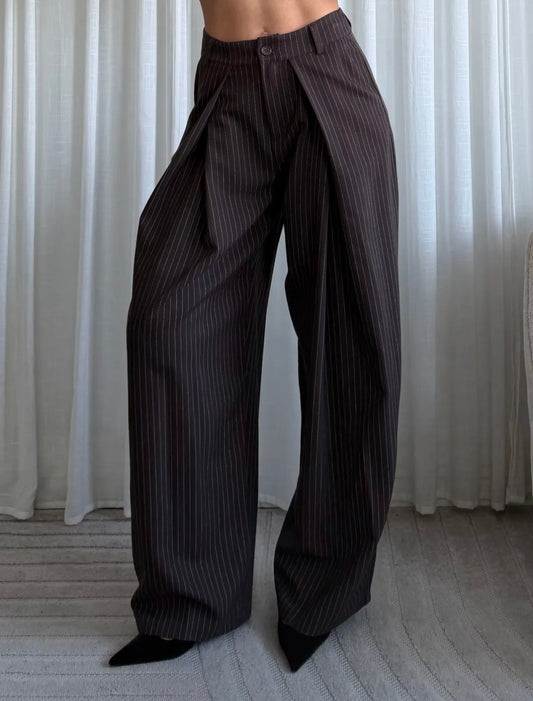 LOD of Love - Pinstripe Barrel Pantalon – Inseam 80 cm