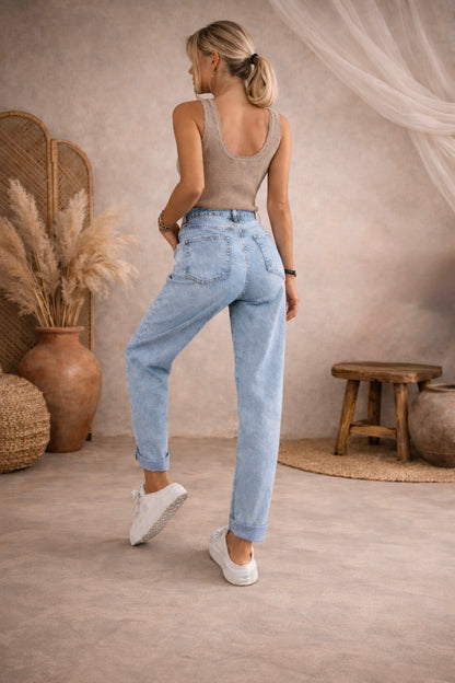 LOD of Love - Queen Hearts Mom Fit Jeans