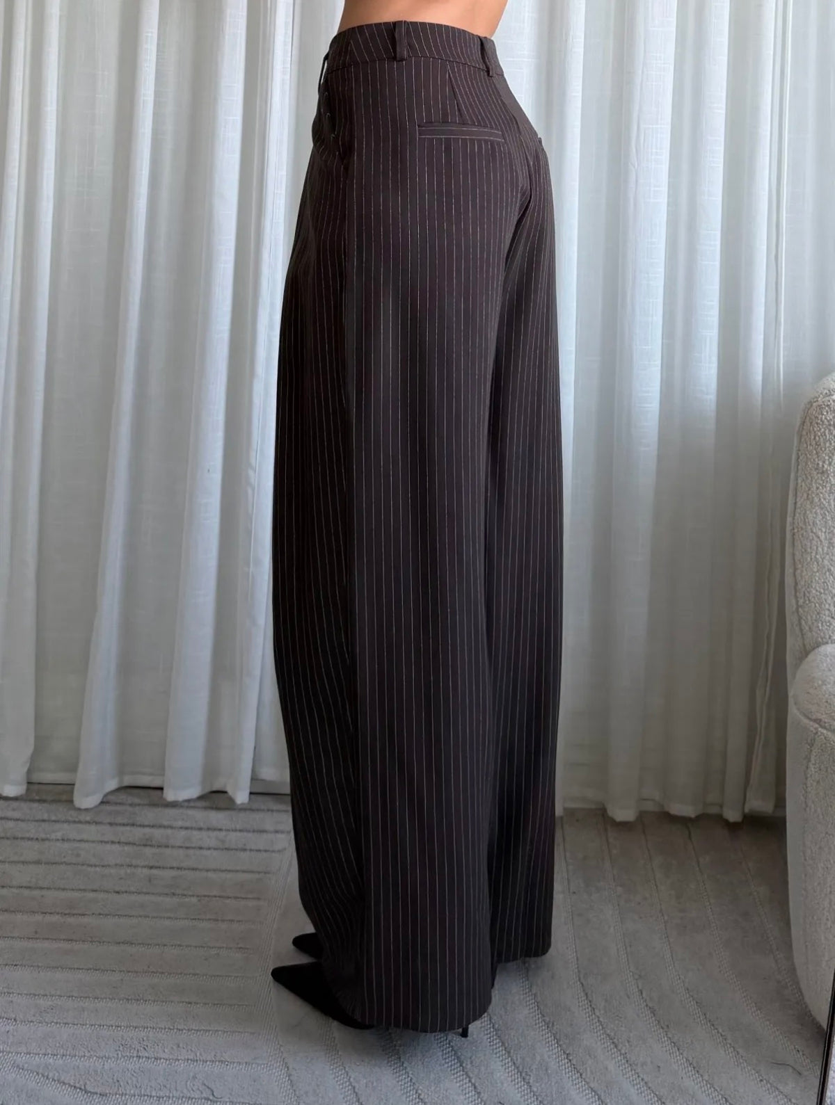 LOD of Love - Pinstripe Barrel Pantalon – Inseam 80 cm
