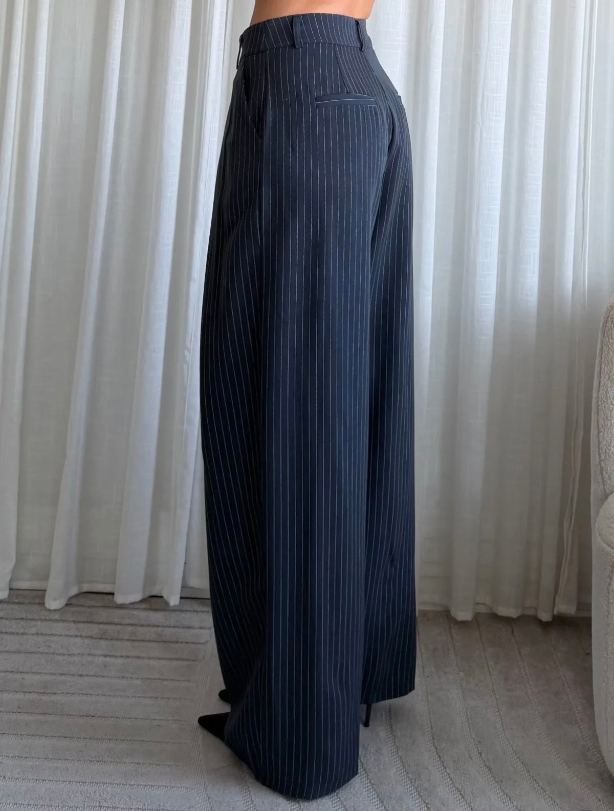 LOD of Love - Pinstripe Barrel Pantalon – Inseam 80 cm