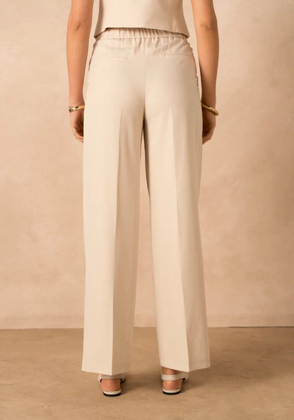 LOD of Love - Beige Wide Leg Pantalon