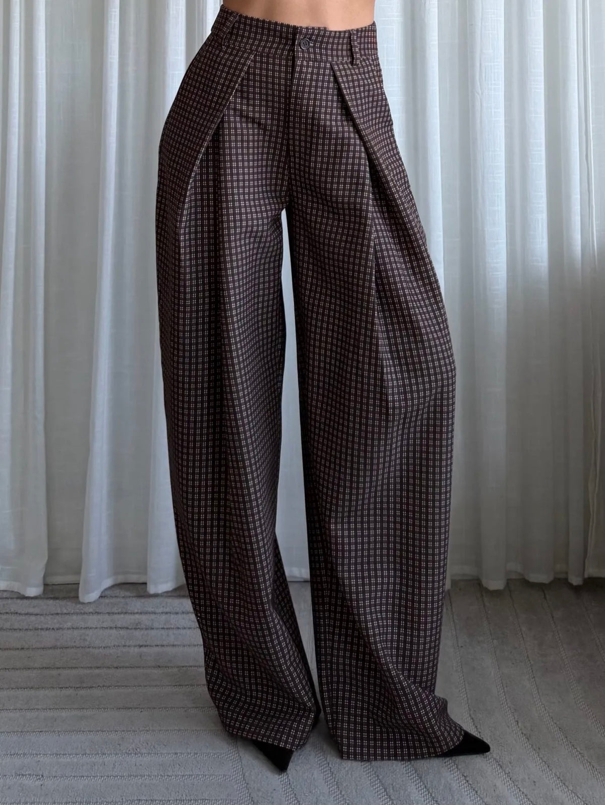 LOD of Love - Geruite Barrel Pantalon Tall 90 cm