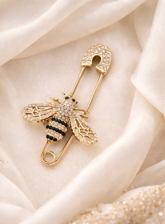 LOD of Love - Vintage Perlenbrosche Herz