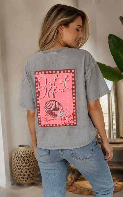 LOD of Love – T-Shirt „Out of Office“ Grau