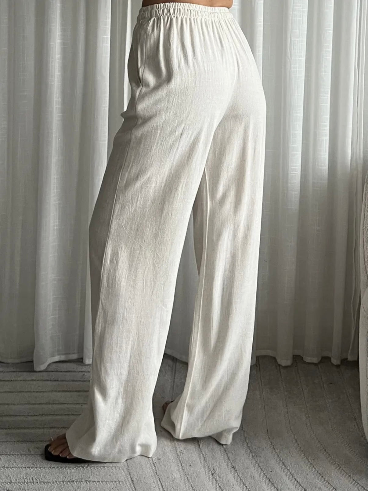 LOD of Love - Linnen Broek TALL (inseam 88cm) Beige