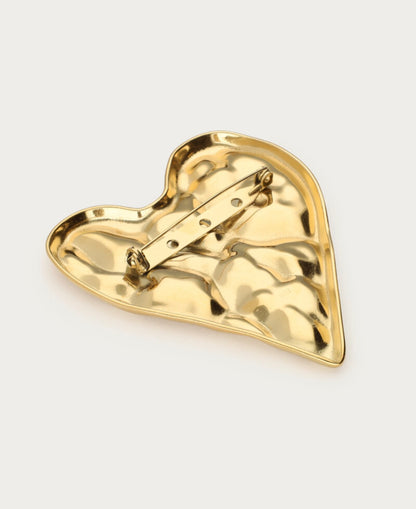 LOD of Love - Vintage Perlenbrosche Herz