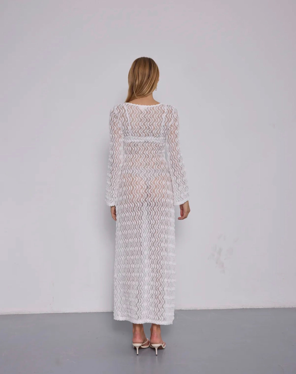 LOD of Love – Witte Gehaakte Maxi Jurk – Beach Dress