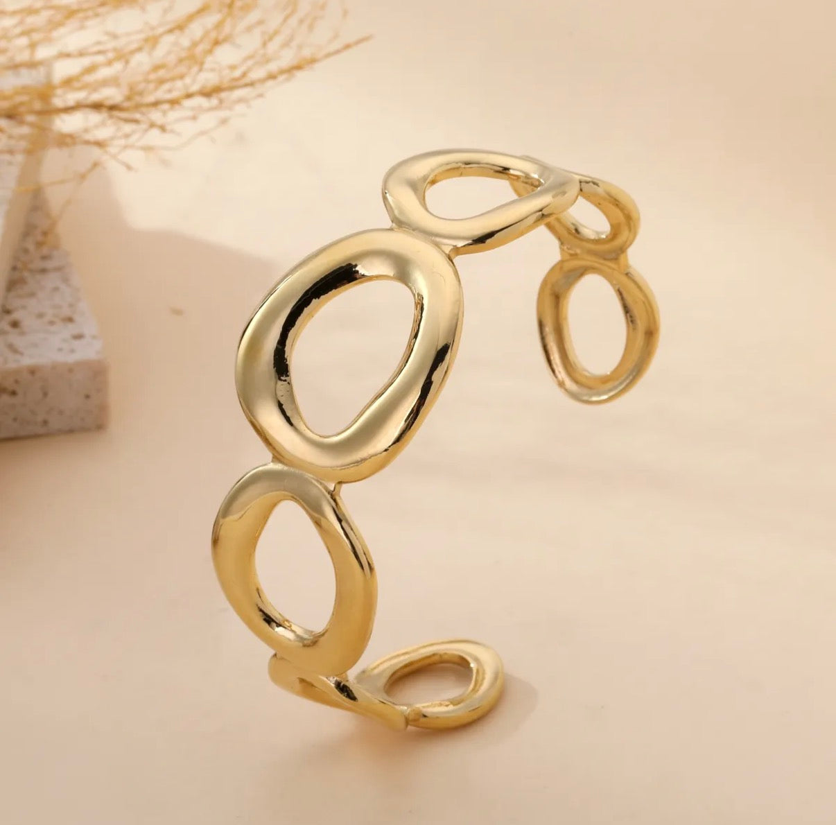 LOD of Love – Gold Stainless Steel Bracelet Heart