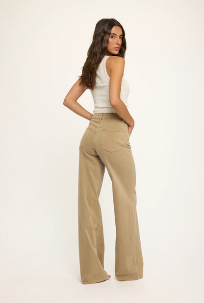 LOD of Love - Extra Tall Wide Leg Jeans Camel– Inseam 90 cm