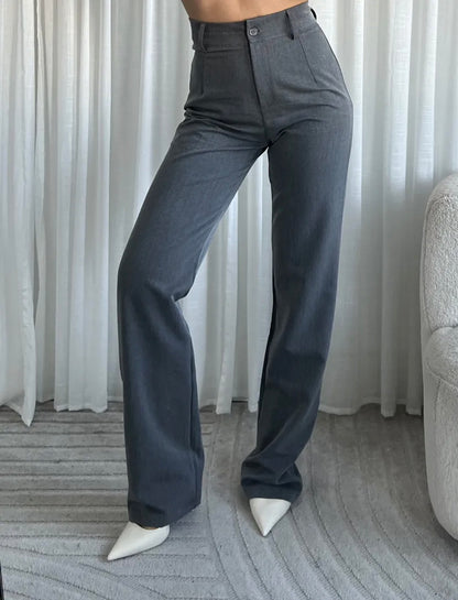 LOD of Love - Pantalon Liana Grey Tall Fit