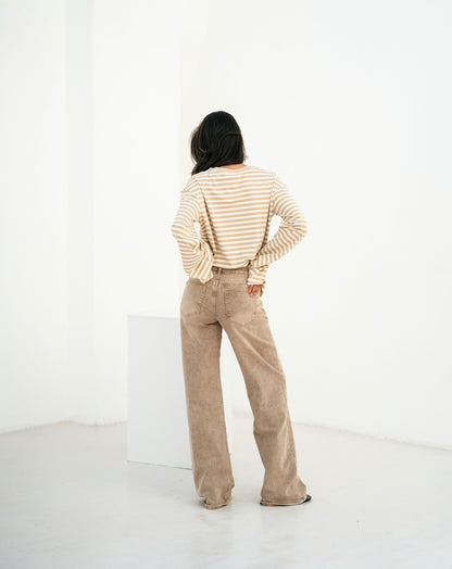 LOD of Love - Nora Extra Tall Jeans Beige (90cm inseam)
