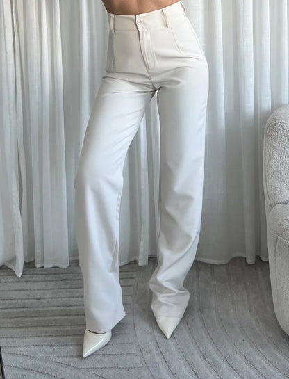 LOD of Love – Liana Pantalon Cream Tall Fit