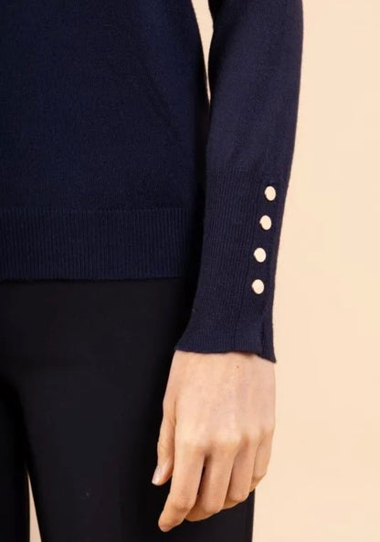 LOD Of Love - Basic Coltrui Marine Blue Met Gouden knoopjes