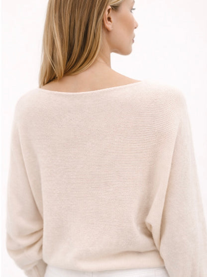 LOD of Love - Vlinder Trui in Beige