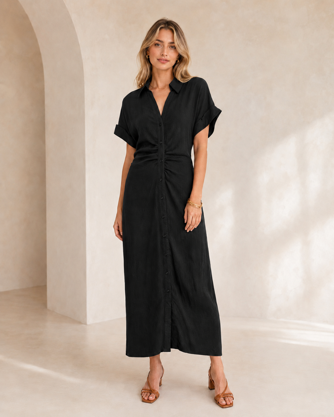 LOD of Love – Cotton Polka Dot Dress with Back Bow