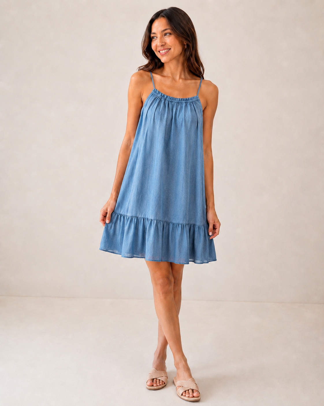 LOD of Love – Soft Summer Dress Light Blue (100% Tencel)