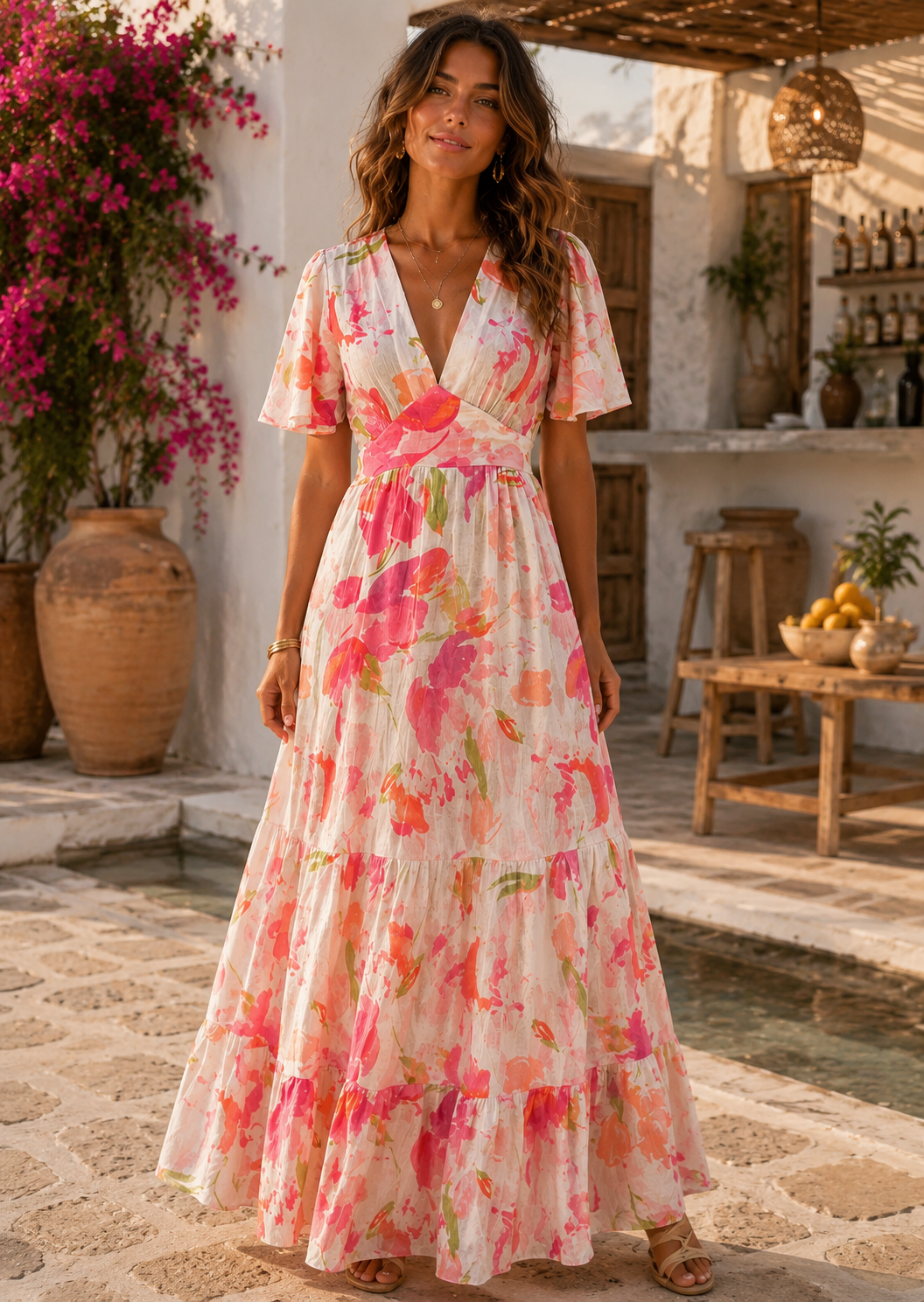 LOD of Love – Cotton Polka Dot Dress with Back Bow
